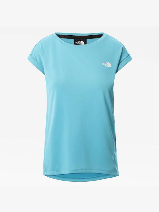 The North Face Γυναικείο Αθλητικό T-shirt Fast Drying Maui Blue