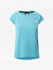 The North Face Γυναικείο Αθλητικό T-shirt Fast Drying Maui Blue