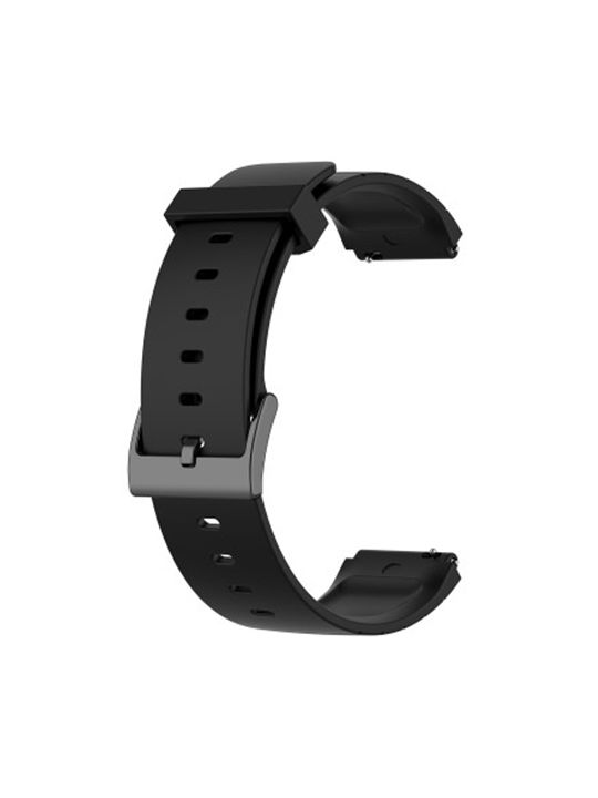 Каишка Силикон Черен (Vivoactive 4S / Vivomove 3S)