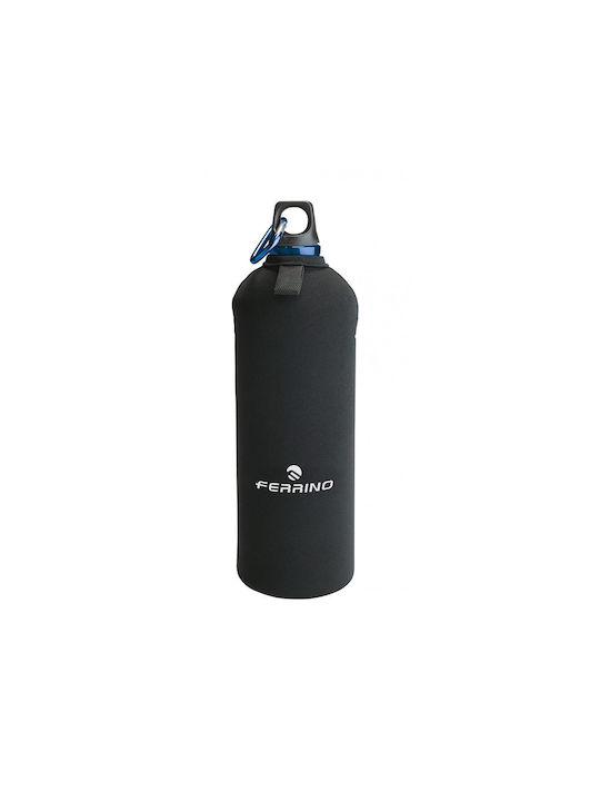 Ferrino Alu Drink Aluminum Water Bottle 750ml Black