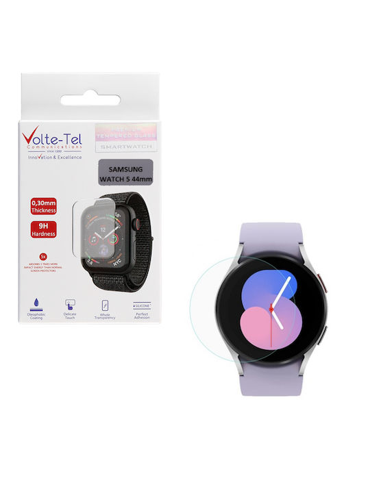 Volte-Tel 0.26mm 2.5D Full Glue Full Face Tempered Glass for the Galaxy Watch 5 44mm 1pcs 8326950