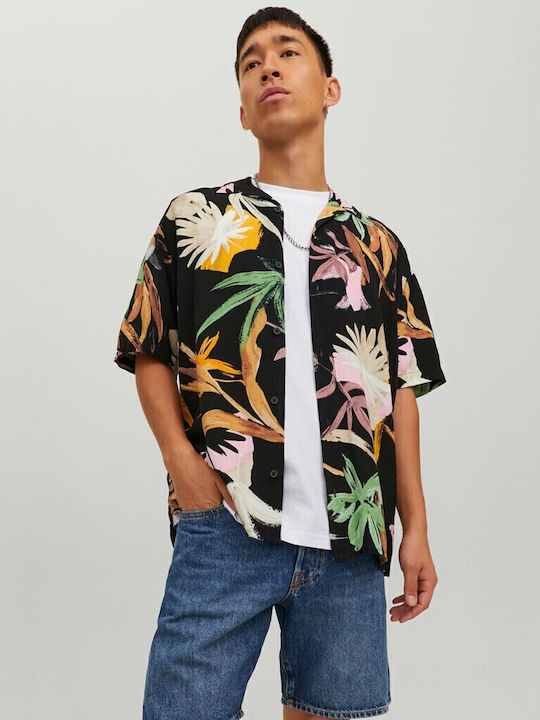 Jack & Jones Мъжка Риза с Къс Ръкав в Широка Кр...