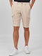 Leinen-Cargo-Slim-Fit-Shorts MarkUp Beige