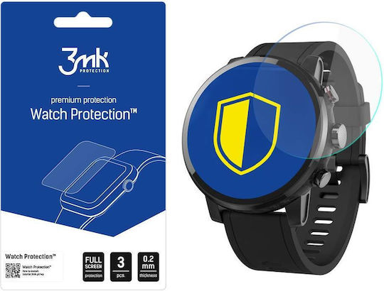 3MK ARC Full Face Tempered Glass για το Amazfit Stratos Plus 3τμχ