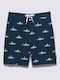 Vans Kinder Badebekleidung Badeshorts Marineblau