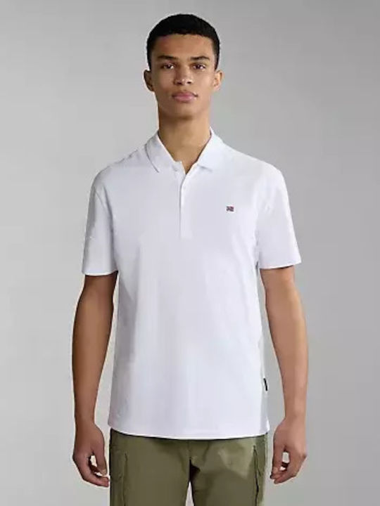 Napapijri Ealis Polo T-shirt Λευκό