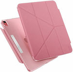 Uniq Camden Flip Cover Δερματίνης / Σιλικόνης Ροζ (iPad 2022 10.9'')