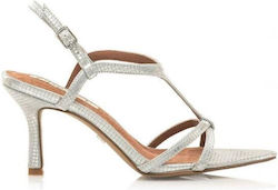 Maria Mare Leather Sandals Silver