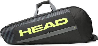 Head Base Racquet Bag S Tennis Tasche Schulter-/Handtasche Tennis 1 Schläger Schwarz