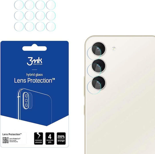 3MK Lens Protection Προστασία Κάμερας Tempered Glass Διάφανο για το Galaxy S23+