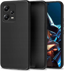 Tech-Protect Icon Silicone Back Cover Black (Redmi Note 12 5G)
