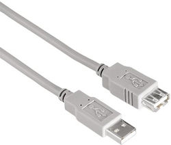 Aiv AV-770223 USB 2.0 USB-A Male to USB-A Female White 1.8m