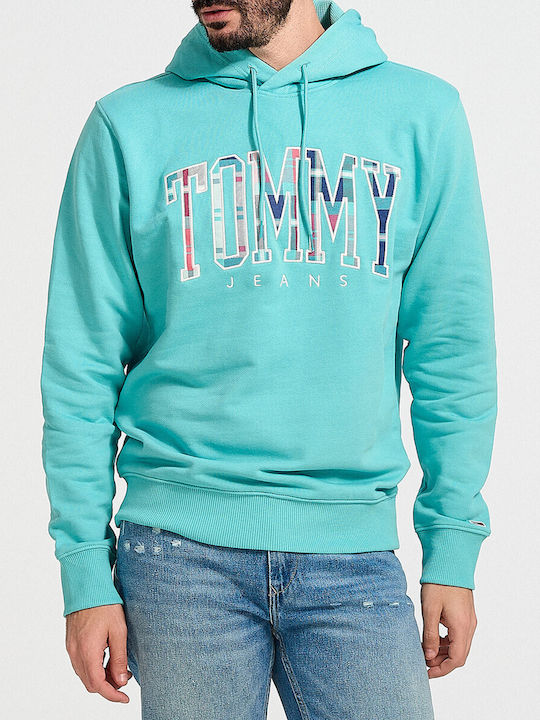 Tommy hilfiger turquoise clearance sweatshirt