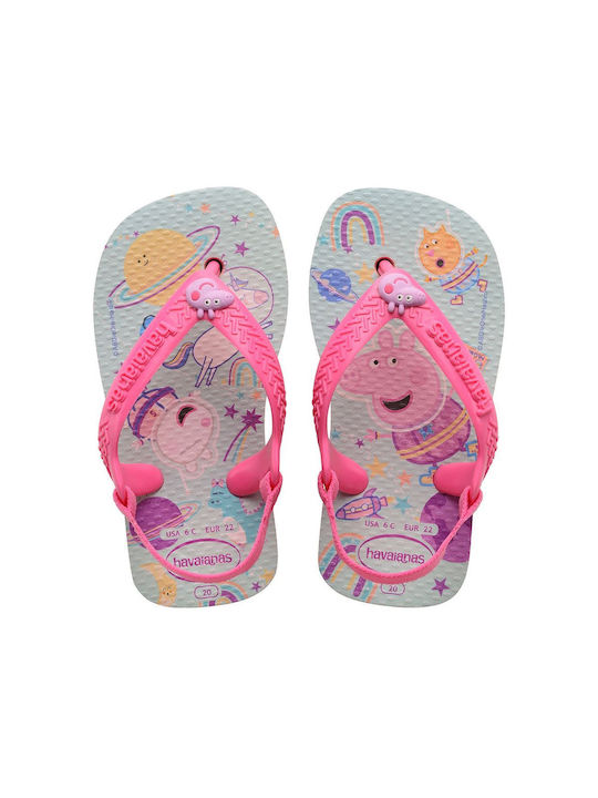 Havaianas Παιδικές Σαγιονάρες Flip Flops Peppa Pig Ροζ