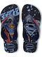 Kids' Flip Flops Navy Blue Max Herois