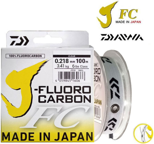 Daiwa J-Fluorocarbon FC Πετονιά Ψαρέματος Fluorocarbon 100m / 0.352mm