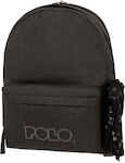 Polo Double Scarf Σχολική Τσάντα Πλάτης Γυμνασίου - Λυκείου Jean Grey Μ31 x Π20 x Υ41εκ 2023