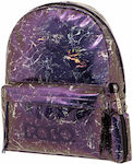 Polo Marble School Bag Backpack Junior High-High School in Purple color 25lt 2023