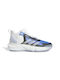 Adidas Adizero Select Ψηλά Μπασκετικά Παπούτσια Blue Fusion / Core Black / Cloud White
