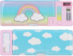 Yolo Plastic Pencil Case with 1 Compartment Pink