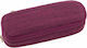 Polo Fabric Violet Pencil Case Duo with 1 Compa...