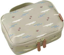 Fresk Crocodile Hand Lunch Bag Green Fresk Crocodile Hand Lunch Bag Green