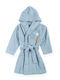 Nef-Nef Homeware Baby Bademantel mit Kapuze Hugs & Kisses Blau