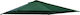 Outsunny Gazebo Cover Green 3x3m