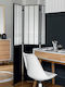 Atmosphera Noam Decorative Room Divider Metal with 3 Panels 120x170cm