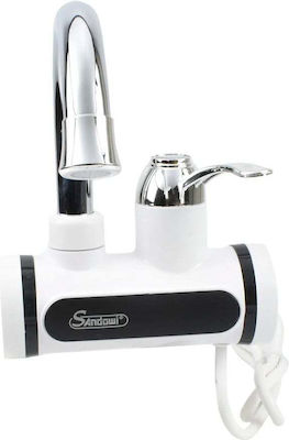 Andowl Electric Single-Phase Instant Heater Tap for Bathroom / Kitchen 3kW