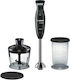 Bosch CleverMixx Ραβδομπλέντερ με Ανοξείδωτη Ράβδο 600W Μαύρο