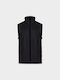 Stenso Aveo Softshell Men's Safety Vest with Fleece Lining Black