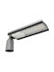 Aca Outdoor LED Road Lamp 20W with Natural White Light IP66 Silver