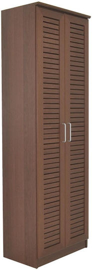 Holz Schuhorganisator mit 7 Regalen Karydi 60x37x183cm 123-000202