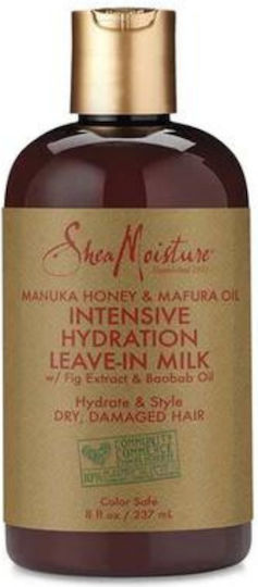 Shea Moisture Manuka Honey Leave In Conditioner Ενυδάτωσης για Όλους τους Τύπους Μαλλιών 237ml