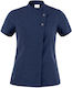 Giblor's Coat Chef Female Blue with Short Sleev...