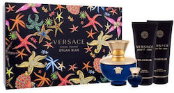 Versace Dylan Blue Дамски Комплект с Лосион за тяло 4бр Versace Dylan Blue Дамски Комплект с Лосион за тяло 4бр