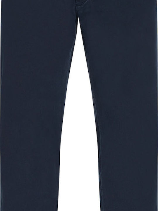 Denton Παντελόνι Chino σε Ίσια Γραμμή Navy Μπλε