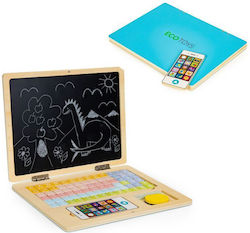 Ecotoys Laptop G068 Πίνακας Μαγνητικός / Μαυροπίνακας 30x22x22εκ. Blue
