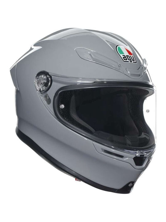 AGV Full Face Helmet with Pinlock ECE 22.06 1255gr Solid Nardo Grey