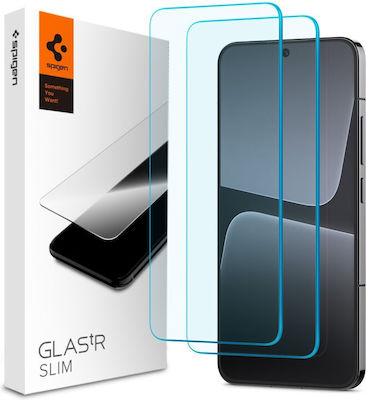 Spigen GLAS.tR SLIM Tempered Glass 2pcs (Xiaomi 13 / 14)