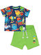 Kids' Set with Shorts Summer 2pcs Yellow