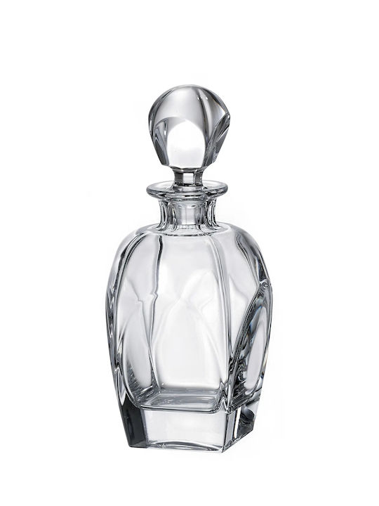 Bohemia Fjord Crystal Whiskey Decanter with Stopper 850ml