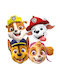 Αποκριάτικη Χάρτινη Μάσκα Προσώπου Paw Patrol 8τμχ