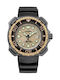 Citizen Promaster Ανδρικό Ρολόι 49.5mm Eco - Drive με Μαύρο Καουτσούκ Λουράκι