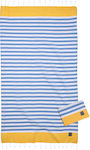 Greenwich Polo Club Beach Pareo with Fringes Light Blue 170x90cm