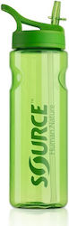 Source Plastic Water Bottle 750ml Green