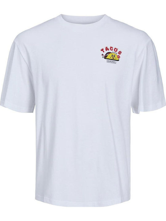 Jack & Jones Kinder-T-Shirt Weiß