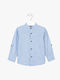 Losan Kids One Color Linen Shirt Light Blue