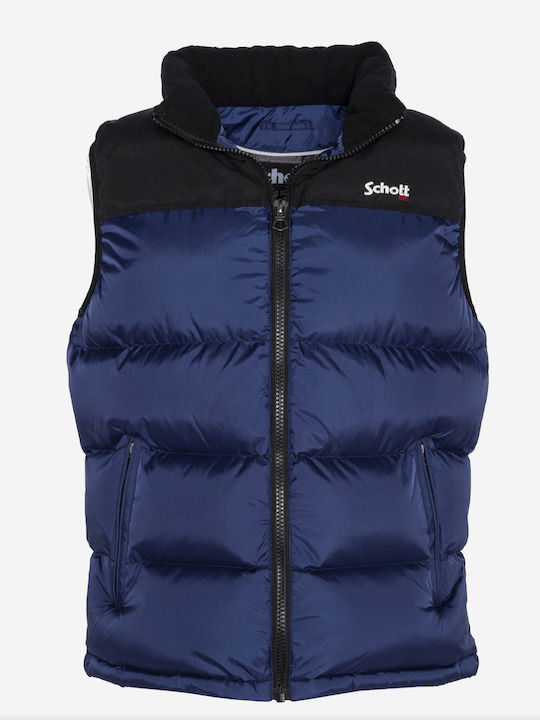 Schott NYC UTAHV Vest Royal Blue